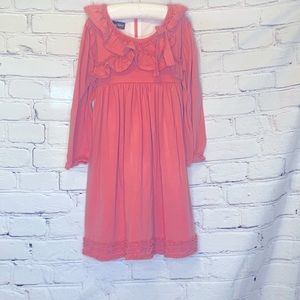 Isobella & Chloe Girl's Ruffle Long Sleeve Dress Size 6
